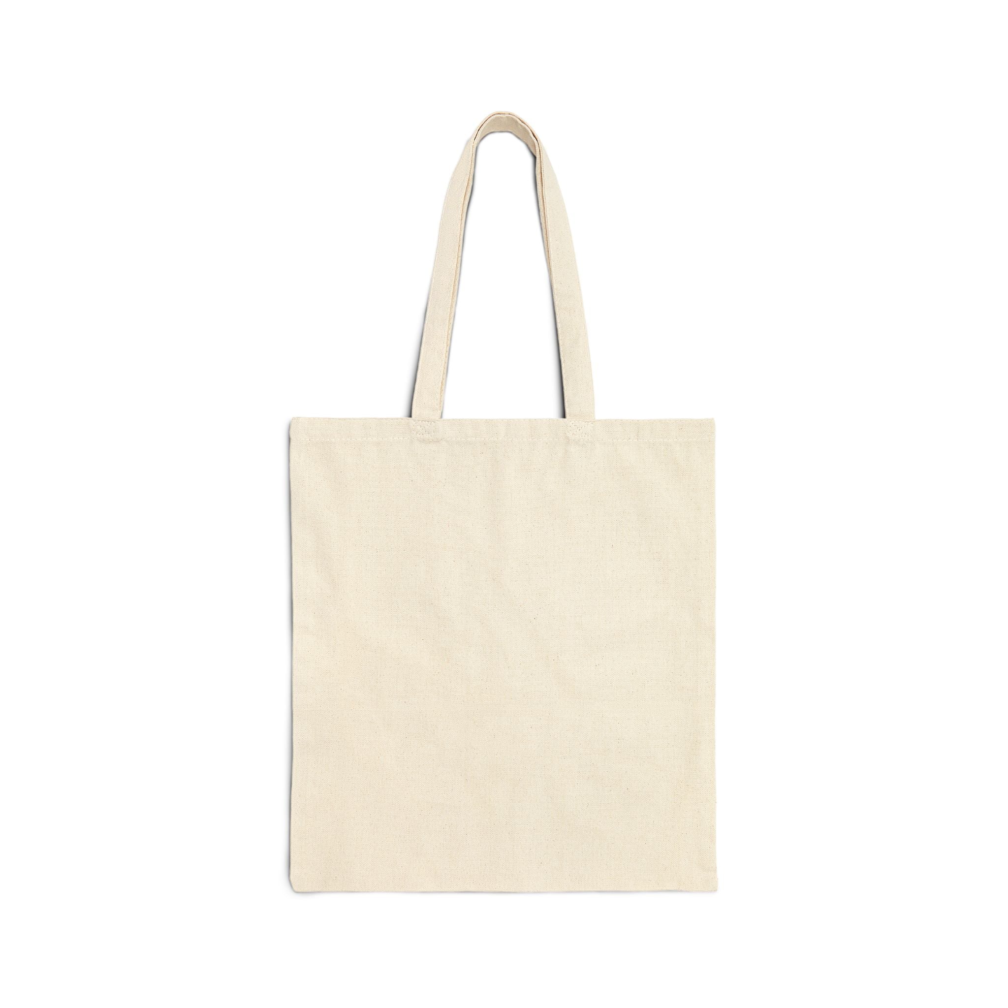 Canvas Tote Bag — "Go Gaslight Somebody Else" Floral Quote Tote