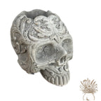 Hear/Speak/See No Evil Skull