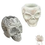 Hear/Speak/See No Evil Skull